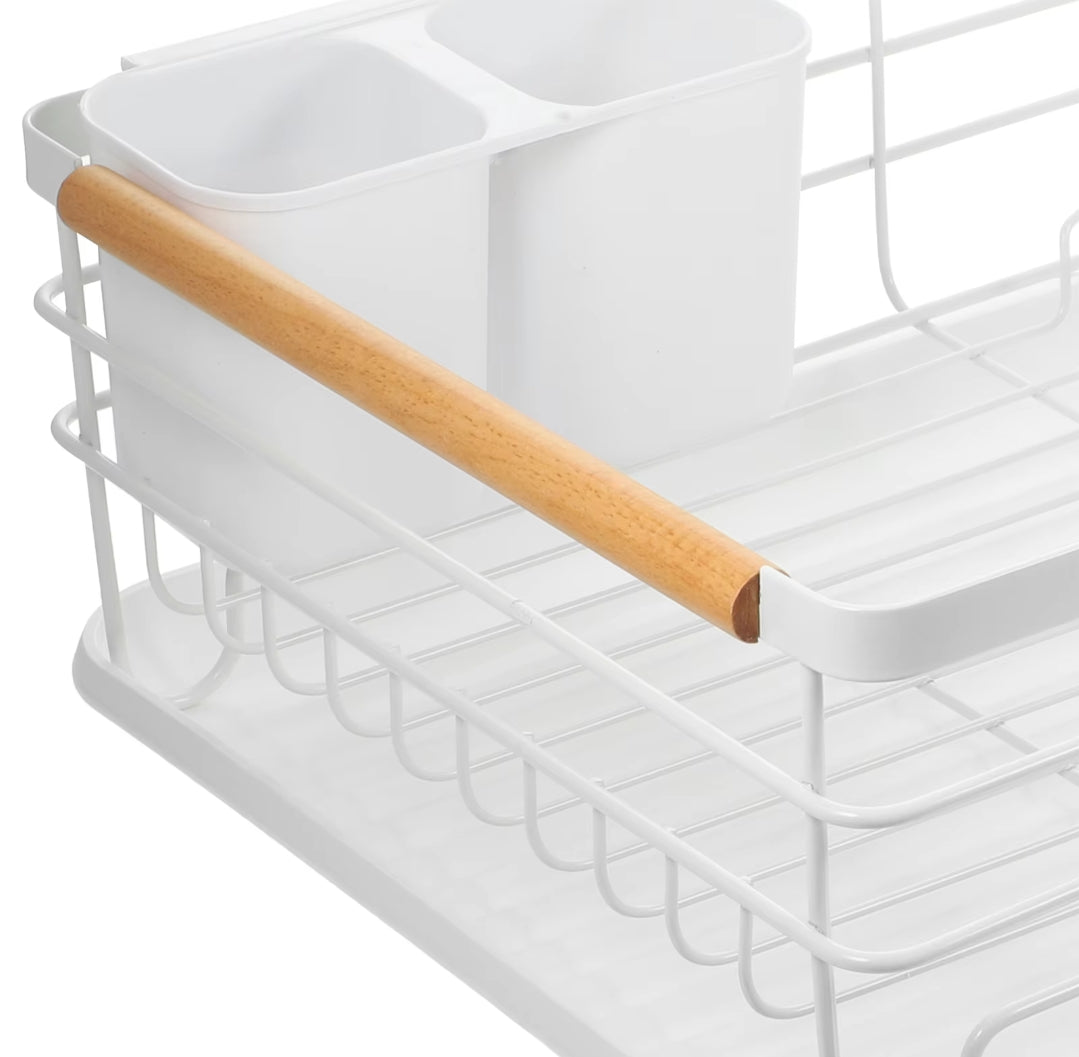 Advanced Black Dish Rack Organizer Space Saving Kitchen Storage Solution