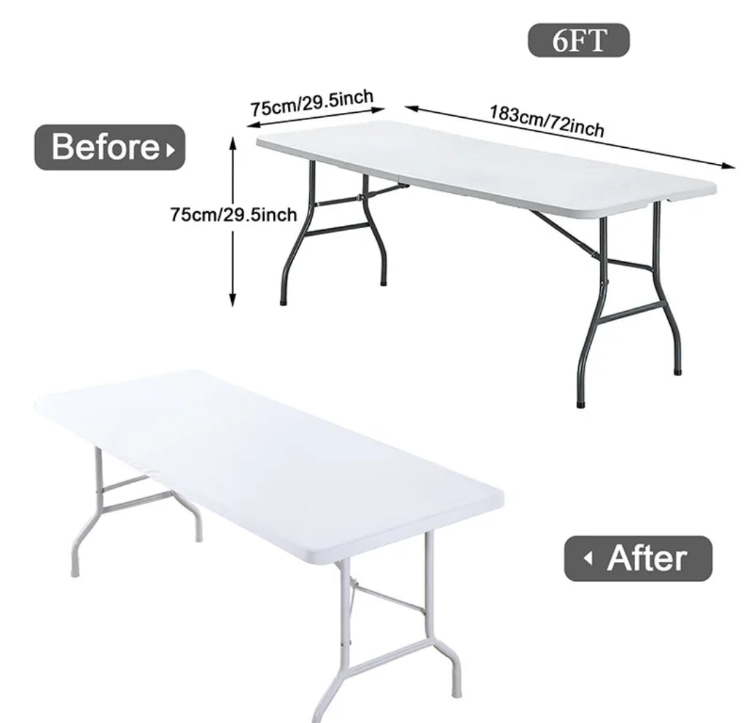 1.8 Meter Outdoor Foldable Table Portable and Durable Folding Table for Camping, Picnics, and Events