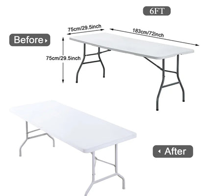 1.8 Meter Outdoor Foldable Table Portable and Durable Folding Table for Camping, Picnics, and Events