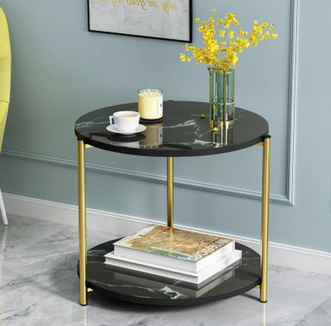 MDF Side Table Durable and Stylish Side Table for Living Room, Bedroom, or Office