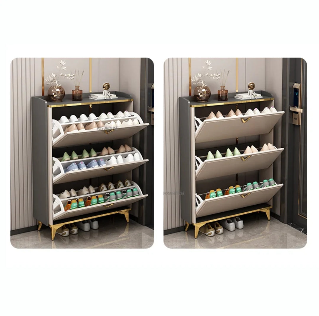 Deep Shoe Rack for Big Foot Shoes,Ideal for Large Footwear Storage | 80cm x 117cm x 12.9cm