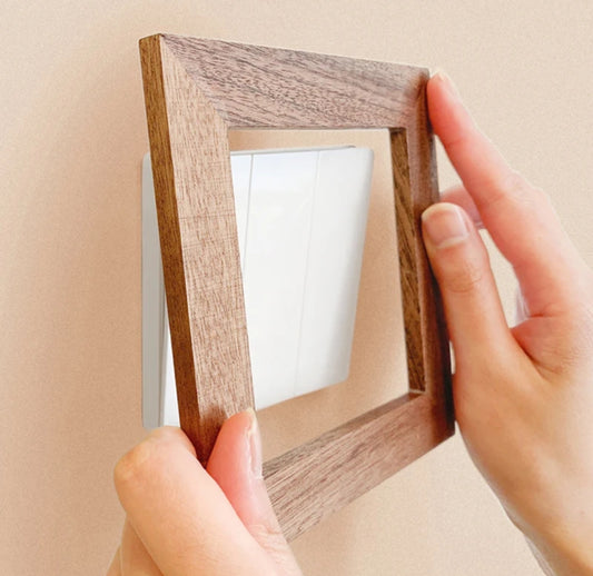 Decorative Socket Wooden Frames  Stylish Cover Frames for Wall Sockets and Switches