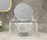 Acrylic Clear Storage Box Bathroom Makeup Organizer for Cosmetics and Accessories.