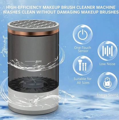 Electric Powered Makeup Brush Cleaner | Automatic Brush Cleaning Machine | Fast Drying  Efficient Makeup Tool