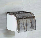 Wall Mounted Transparent Tissue Box Holder Elegant, Handcrafted Design for Bathrooms, Offices & Living Spaces