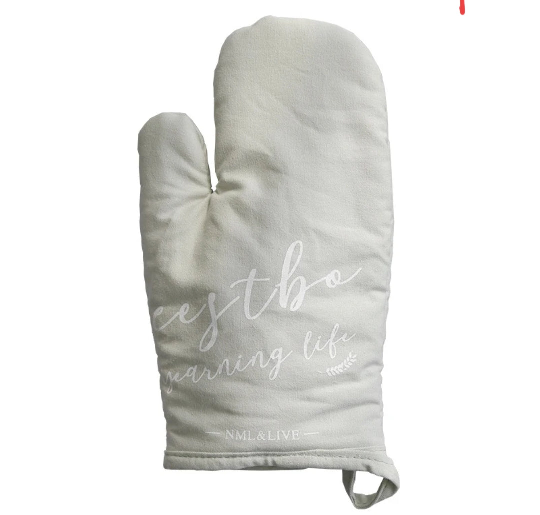 CLEARANCE SALE: Nordic Heat Insulated Oven Gloves Cotton & Linen, Heat-Resistant Kitchen Mitts