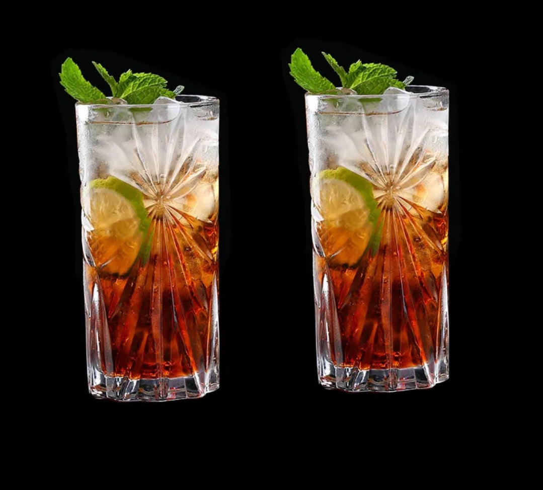 Set of 6 Quality Heavy Water Glasses Durable and Stylish Drinking Glasses for Everyday Use