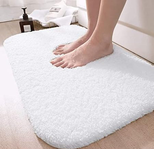 Premium Quality 100% Cotton Bath|Bedside Mat Soft & Absorbent, 80cm x 50cm