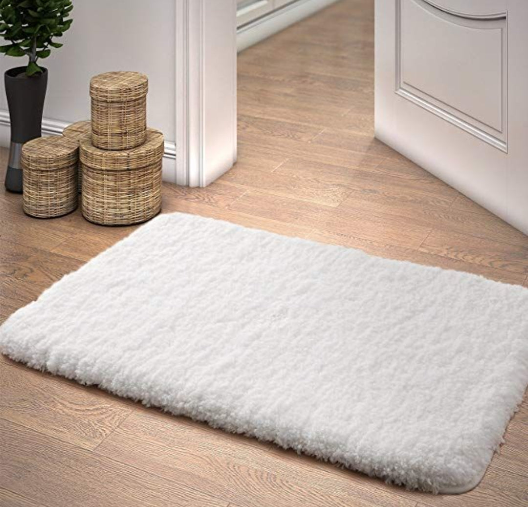 Premium Quality 100% Cotton Bath|Bedside Mat Soft & Absorbent, 80cm x 50cm