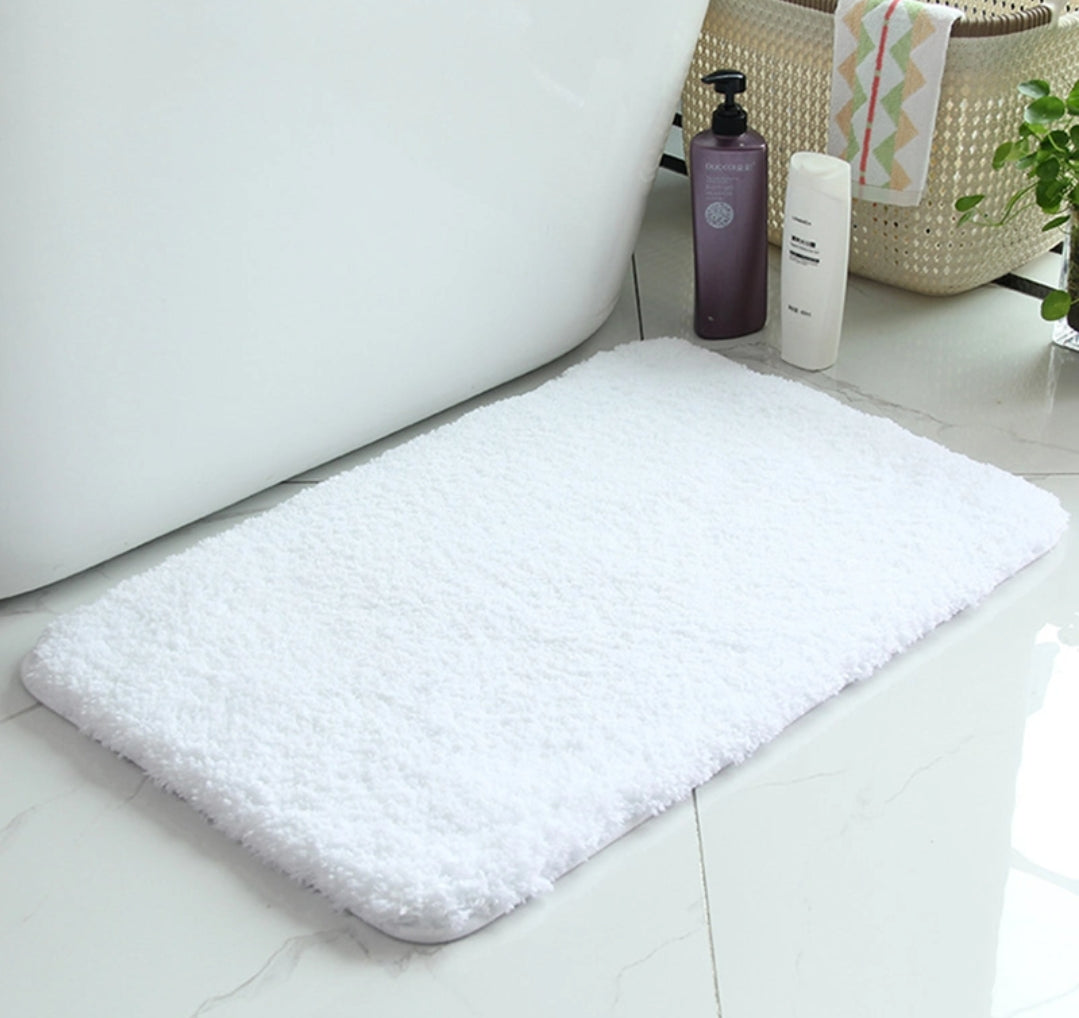 Premium Quality 100% Cotton Bath|Bedside Mat Soft & Absorbent, 80cm x 50cm