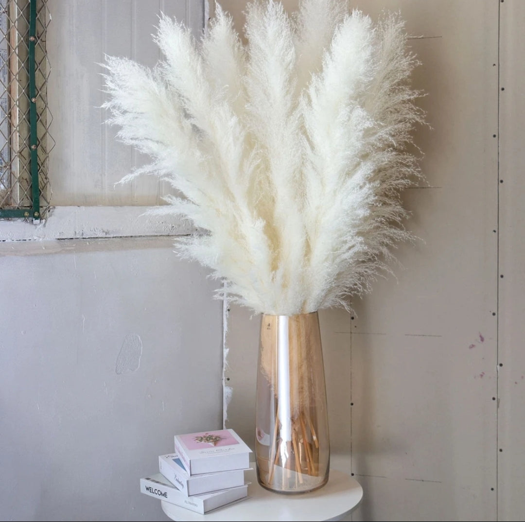 Artificial Flowers Pampas Realistic Silk Decorative Flowers for Home, Office, Weddings, and Events