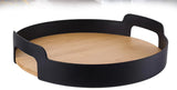 Multifunctional Bamboo Tray  Eco Friendly Serving Tray for Kitchen, Bed, and Home Decor