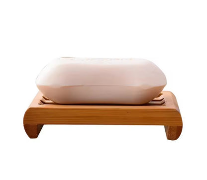 Eco Friendly Bamboo Soap Dish Natural Wooden Soap Holder for Bathroom & Kitchen