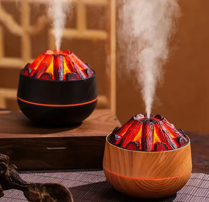 Charcoal Fire Humidifier | 2.2W 300ml Tank | 30 |50ml/h Spray Output | Available in 2 Colors