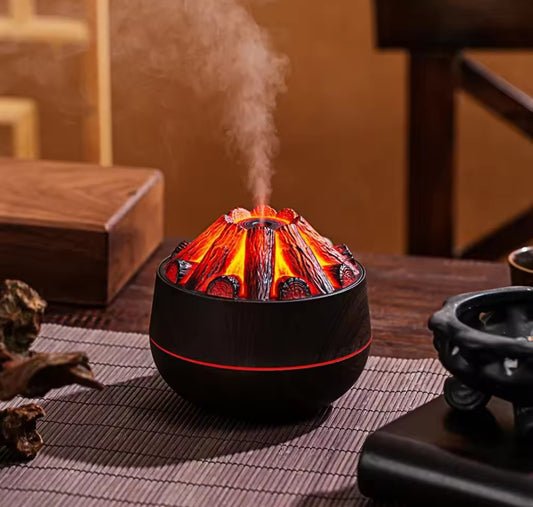 Charcoal Fire Humidifier | 2.2W 300ml Tank | 30 |50ml/h Spray Output | Available in 2 Colors