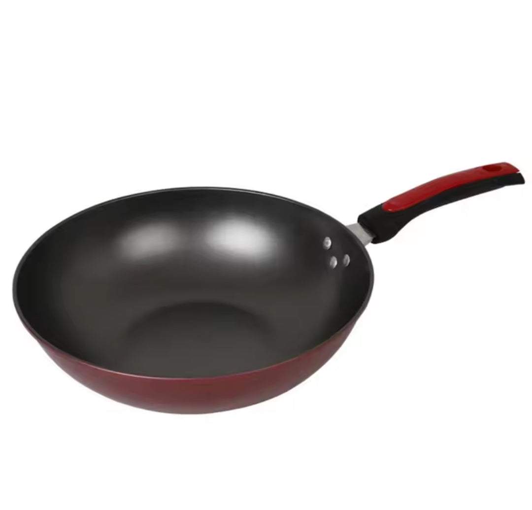 Non Stick Deep Frying Pan with Glass Lid Versatile Skillet for Sautéing, Frying, and Cooking