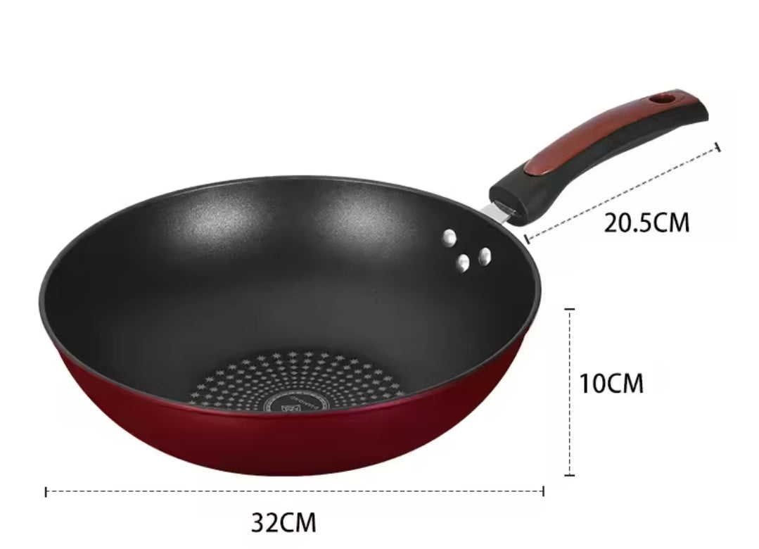 Non Stick Deep Frying Pan with Glass Lid Versatile Skillet for Sautéing, Frying, and Cooking