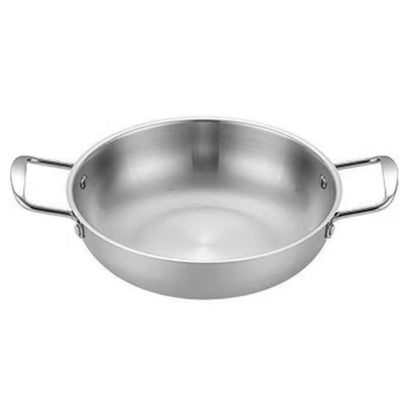 New Stainless Steel Deep Pan  28cm