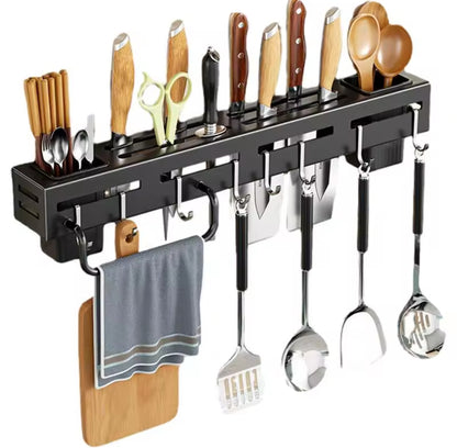 Multipurpose Metal Kitchen Utensil Storage Rack  Durable & Rustproof