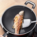 34cm Antiscalding Stainless Steel Deep Pan  Perfect for Deep Frying