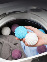 4pcs Reusable Magic Laundry Balls  Silicone Anti Entanglement Dryer Balls