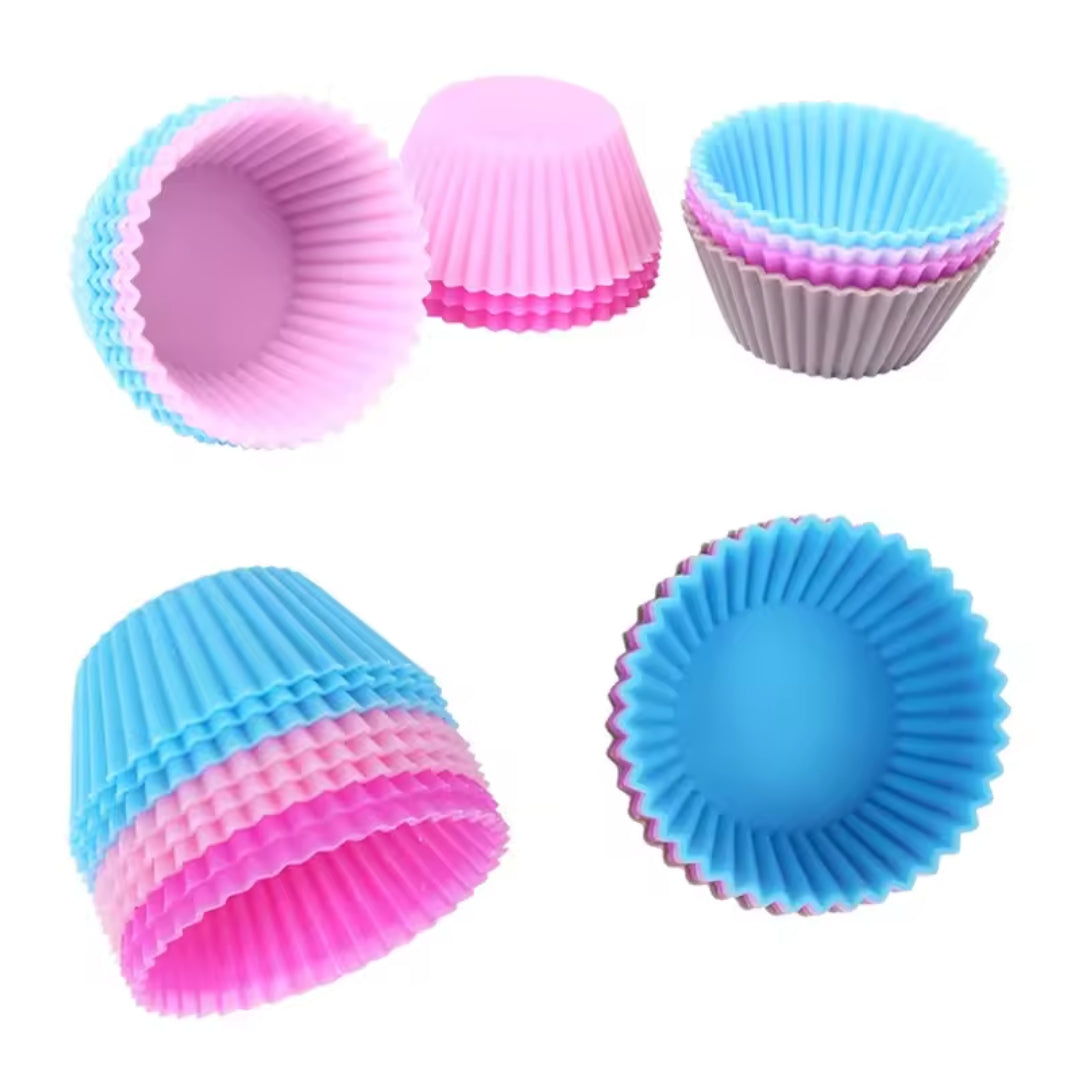 Cupcake Reusable Moulds - Set of 12pcs