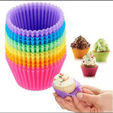 Cupcake Reusable Moulds - Set of 12pcs