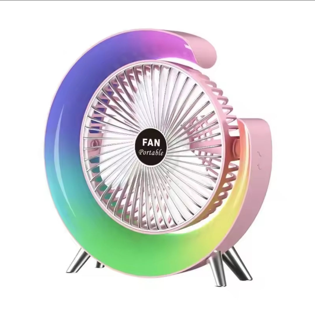 Portable Rechargeable Desktop Fan