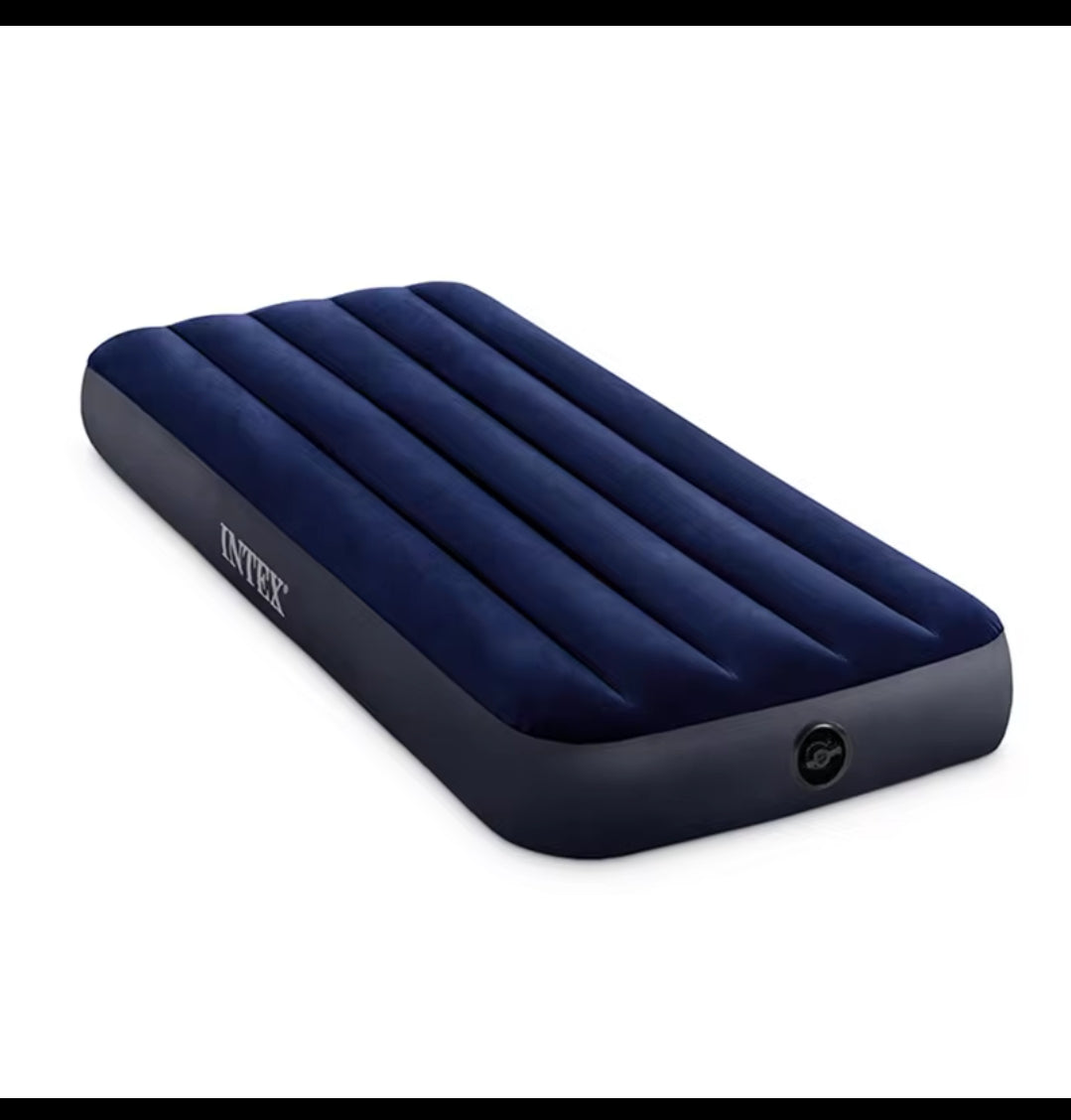 Furaha Finds Intex inflatable mattress with electric pump