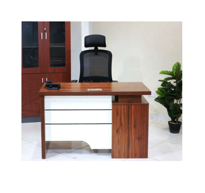 1.2m Executive Wooden Office Desk with 3 Drawers | Modern Office Furniture