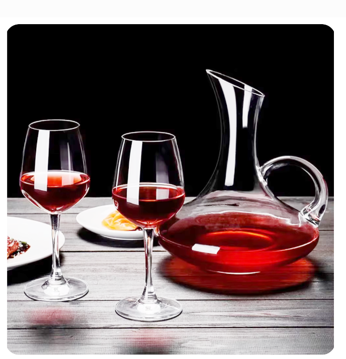 7 in 1  Wine Decanter Set – Includes 6 Wine Glasses and 1 Decanter for Elegant Wine Service