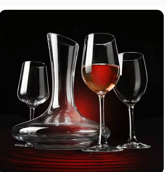 7 in 1  Wine Decanter Set – Includes 6 Wine Glasses and 1 Decanter for Elegant Wine Service