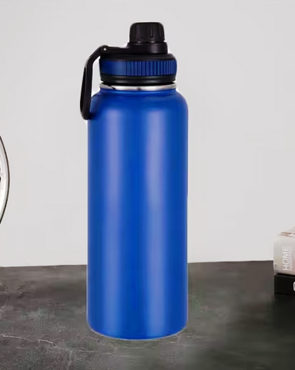 Travel Car Water Cup | Portable Stainless Steel Thermos Flask | 1000ml Capacity | Ideal For Travel, Sports, Daily Use