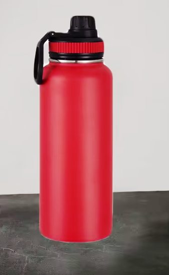 Travel Car Water Cup | Portable Stainless Steel Thermos Flask | 1000ml Capacity | Ideal For Travel, Sports, Daily Use