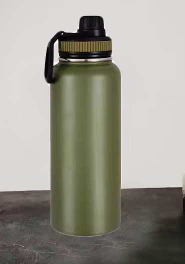 Travel Car Water Cup | Portable Stainless Steel Thermos Flask | 1000ml Capacity | Ideal For Travel, Sports, Daily Use