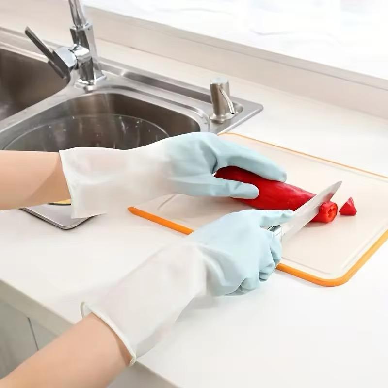 Non Slip Premium Household Cleaning Gloves | Waterproof Kitchen Dishwashing Gloves