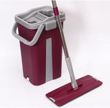 Vertex Magic Mop + Bucket Set with Extra Microfiber Cloth | Rotating Head for Easy, Efficient Cleaning