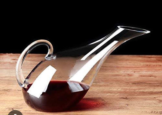 Elegant Glass Wine Decanter | Enhance Wine Aroma & Flavor