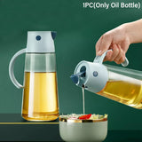 Glass Oil Can | 630ml Capacity | Elegant Glass Design | Ideal for Kitchen and Dining Use| Easy Clean Oil Can