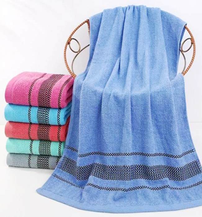 100% High Quality Absorbent Cotton Towels | Medium Size | Soft and Durable