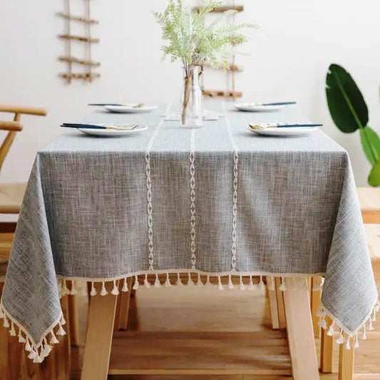 Linen Table Cloth | 55" x 71" | High Quality Linen for Elegant Dining