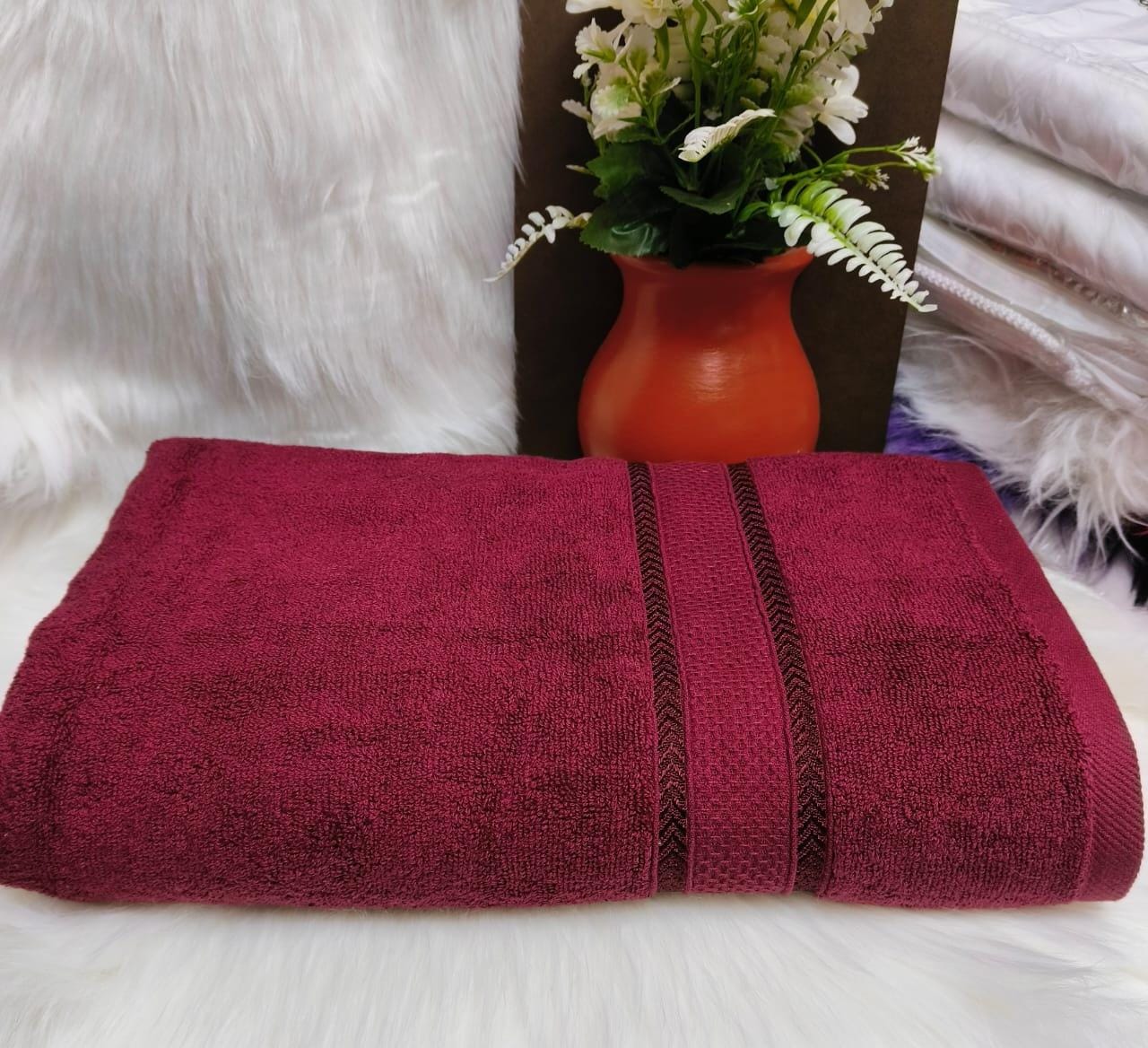 Large Cotton Towels | Premium Quality | 90x150cm | Soft, Absorbent, and Durable | Ideal for Bath or Beach