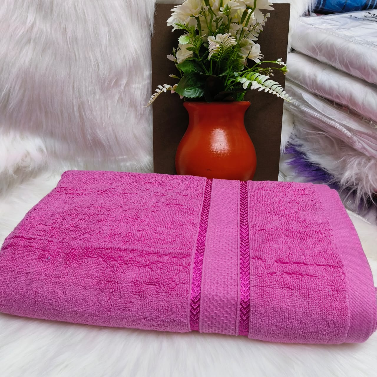 Large Cotton Towels | Premium Quality | 90x150cm | Soft, Absorbent, and Durable | Ideal for Bath or Beach