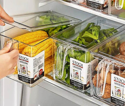 Acrylic Transparent Storage Container | BPA Free | Size: 14x13x24cm | Durable Organizing Solution for Home & Kitchen