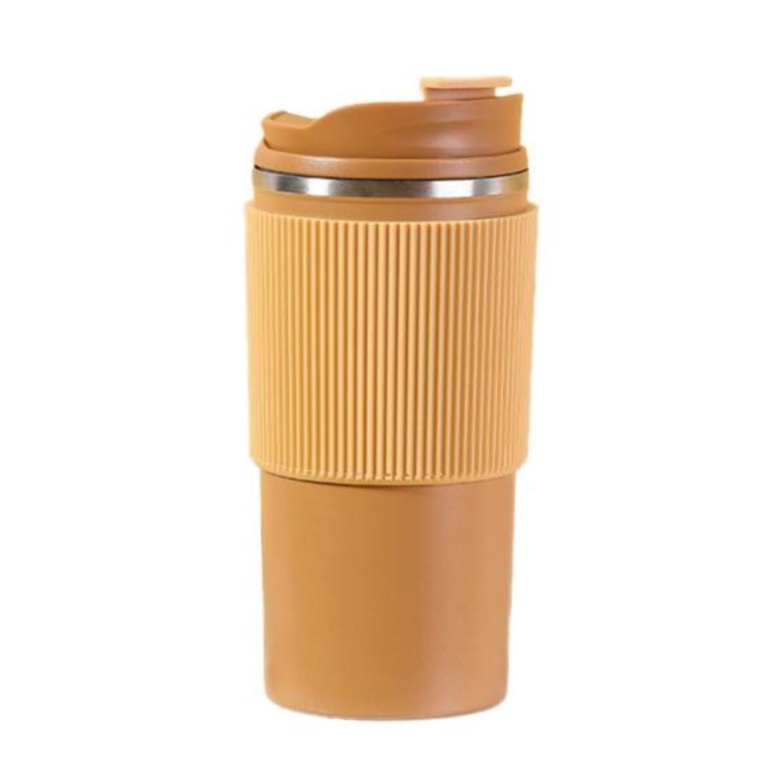 Portable Double Wall Insulated Stainless Steel 450ml Coffee Vacuum Thermocup Mug Tumbler for Drinks| Leak-proof Travel Vacuum Thermocup