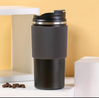 Portable Double Wall Insulated Stainless Steel 450ml Coffee Vacuum Thermocup Mug Tumbler for Drinks| Leak-proof Travel Vacuum Thermocup