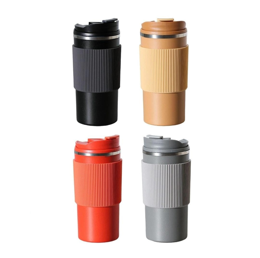 Portable Double Wall Insulated Stainless Steel 450ml Coffee Vacuum Thermocup Mug Tumbler for Drinks| Leak-proof Travel Vacuum Thermocup