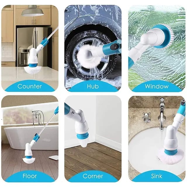 Electric Cleaning Brush Spin Scrubber