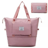 Multipurpose Expandable Foldable Fashion Travel Bag | Available in Fuchsia, Grey, Peach/Pink, Purple