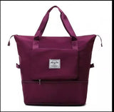 Multipurpose Expandable Foldable Fashion Travel Bag | Available in Fuchsia, Grey, Peach/Pink, Purple